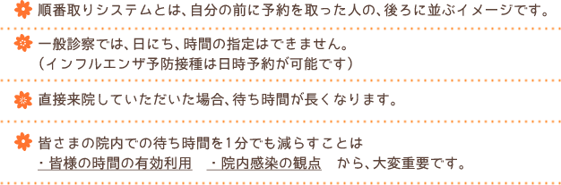 順番取りシステム 説明